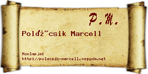 Polácsik Marcell névjegykártya